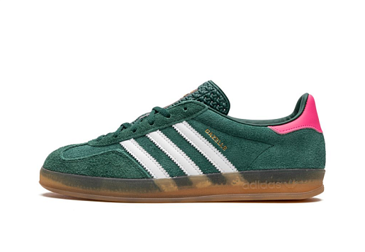 Adidas Gazelle Indoor Collegiate Green Lucid Pink (W)