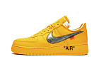 Nike Air Force 1 Low x Off-White University Gold Metallic Silver