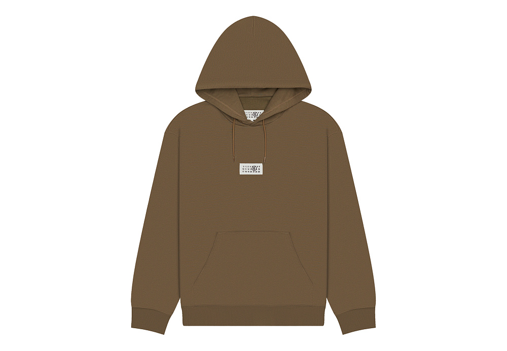 MM6 Maison Margiela Hooded Sweatshirt Brown