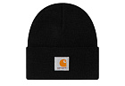 Carhartt WIP Beanie Hat With Logo Patch Black