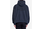 Maison Margiela Zip Felpa Oversize Con Logo Ricamato