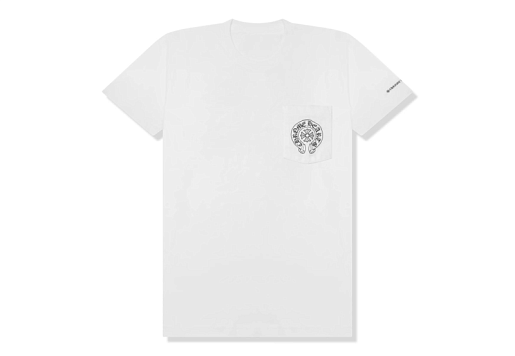 Chrome Hearts Beijing Exclusive Horseshoe Logo Pocket T-Shirt White