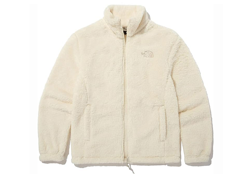 The North Face Comfy Fleece Zip-Up Cream