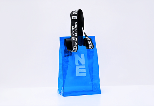 NE Shopping Bag Transparent Navy