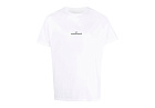 Maison Margiela Distorted Logo Embroidered T-Shirt White