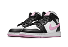 Nike Air Jordan 1 Mid White Black Light Arctic Pink (GS)
