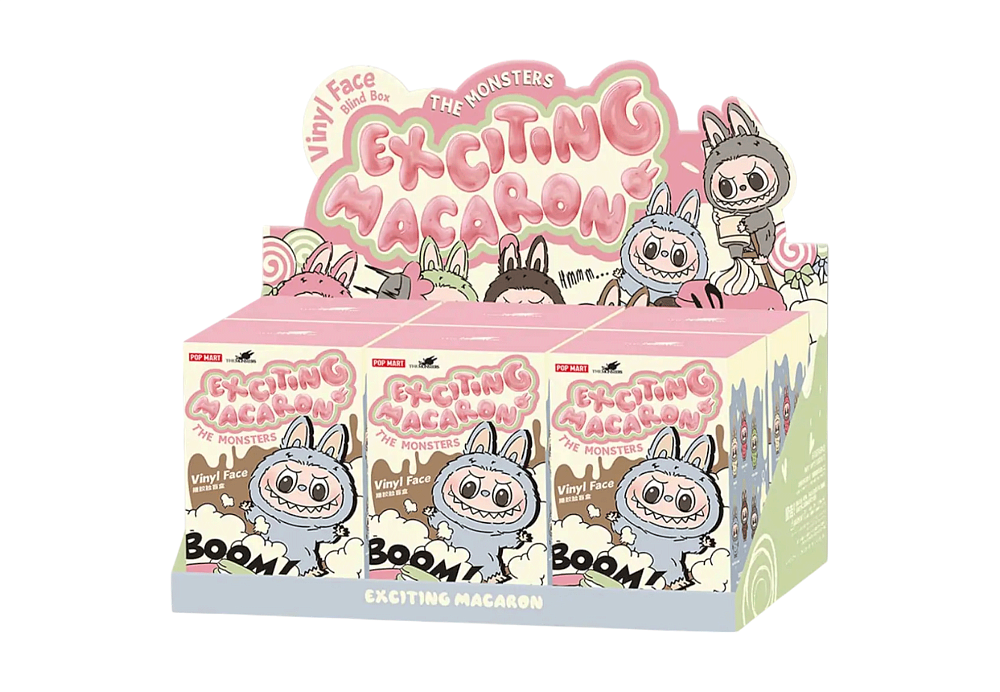 Pop Mart The Monsters Labubu Tasty Macarons Sealed Case (6 Blind Box)