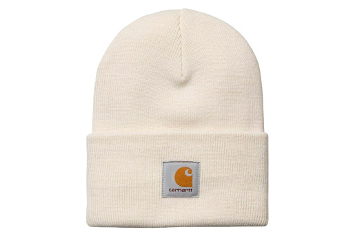Carhartt WIP Beanie Hat With Logo Patch Beige