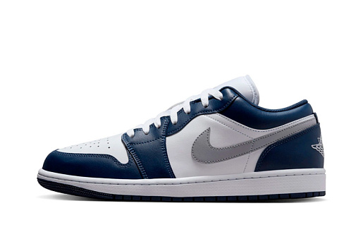 Nike Air Jordan 1 Low Wolf Grey Midnight Navy