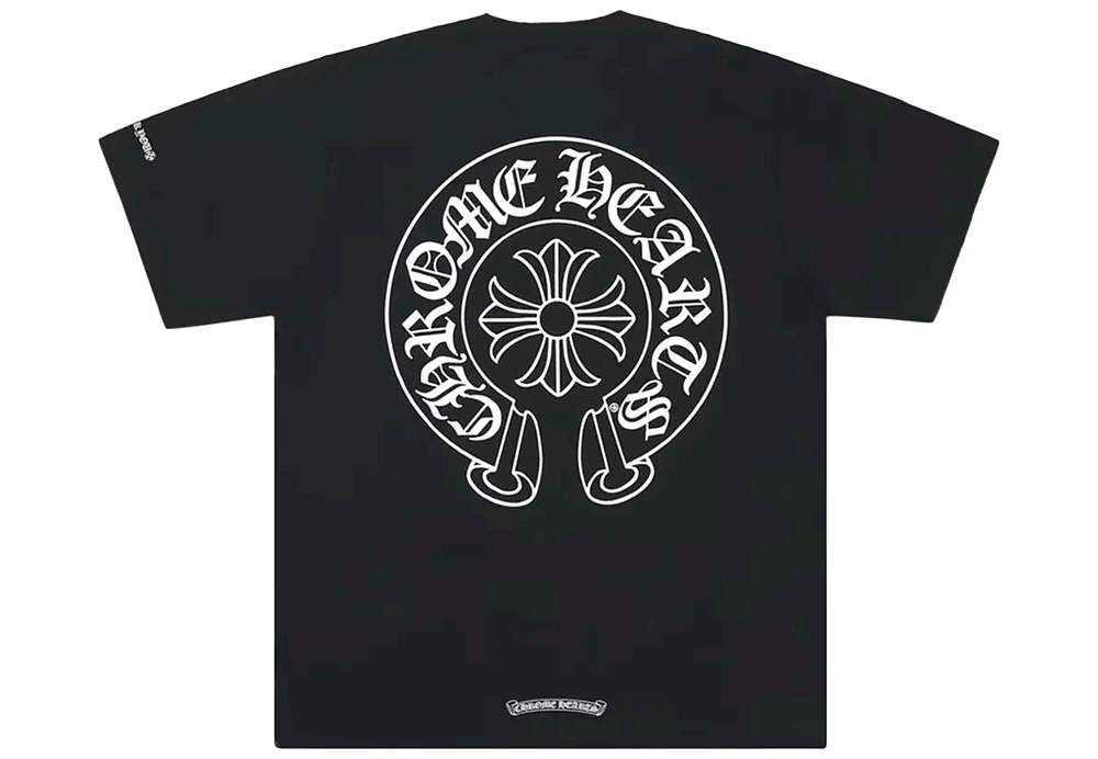 Chrome Hearts Horse Shoe Logo Pocket T-Shirt Black