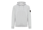 Stone Island Organic Cotton Hoodie With Hood Gray