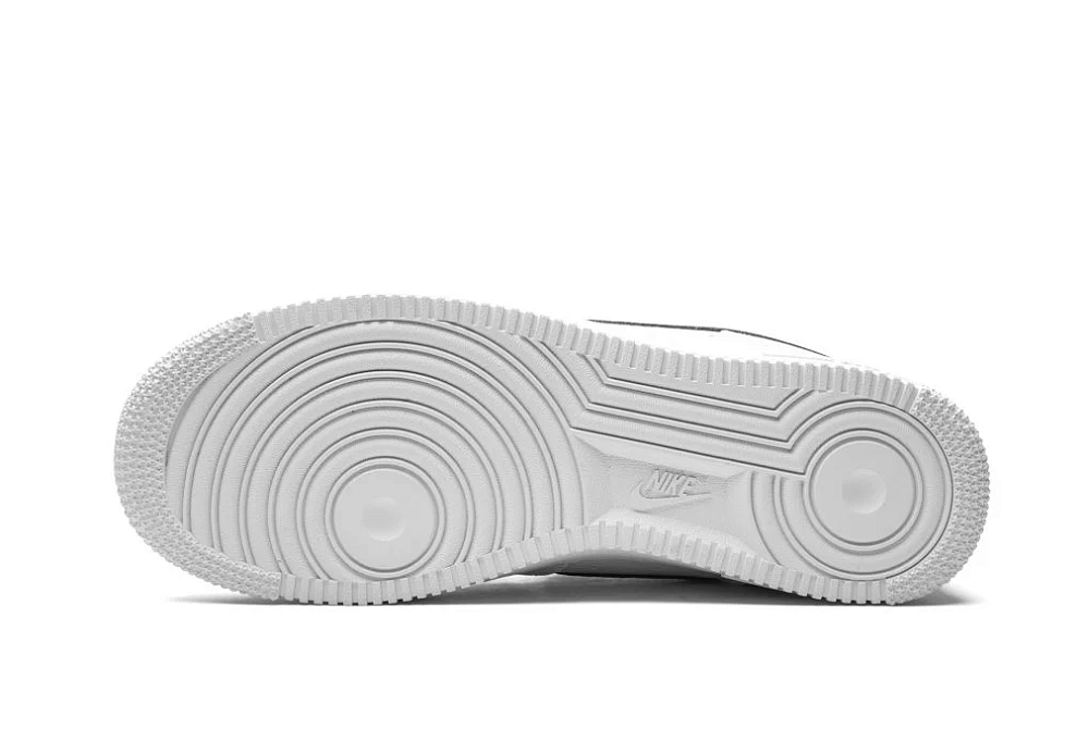 Air force 1 low black and white leather online