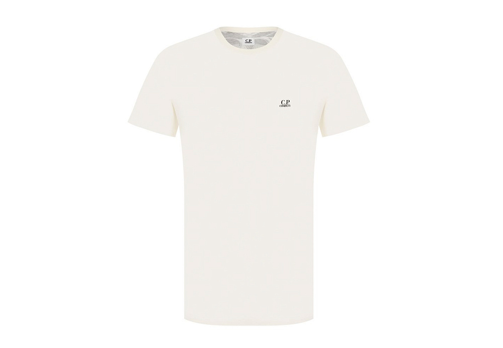 C.P. COMPANY Goggle Print T-Shirt Gauze White