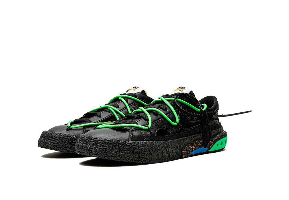 Nike Blazer Low Off-White Black Electro Green