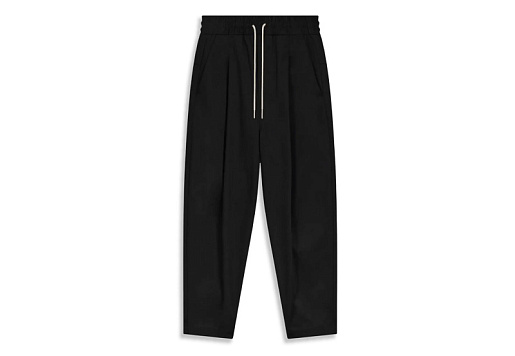 Drôle de Monsieur Le Pantalon Cropped Pants Black
