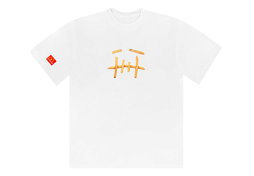 Travis Scott x McDonald's Fry T-Shirt White