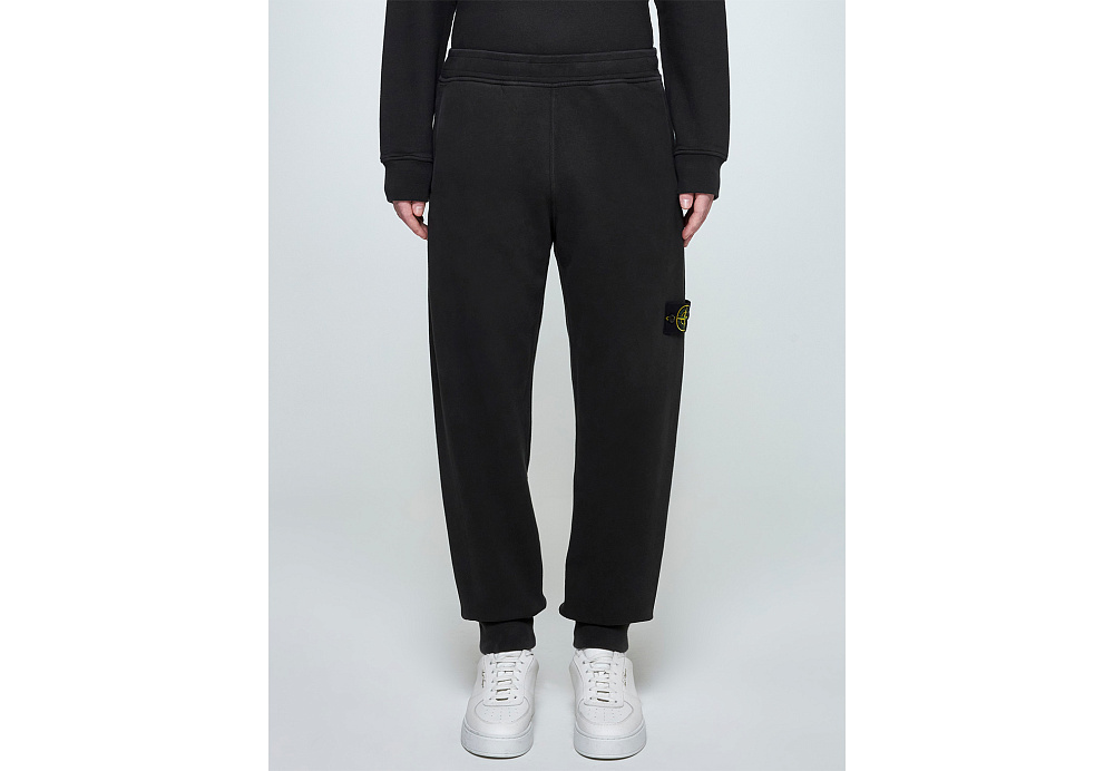 Stone Island Joggers With Gabardine Black
