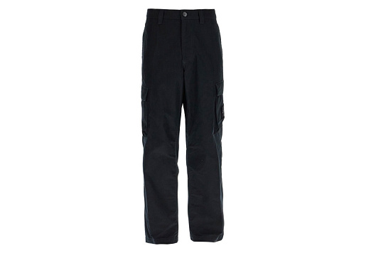 Stone Island Cotton Ghost Cargo Pants For Men Black