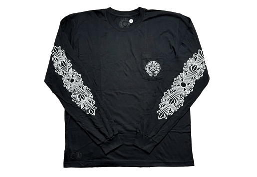 Chrome Hearts Bejing Exclusive Long-Sleeve T-Shirt Black White