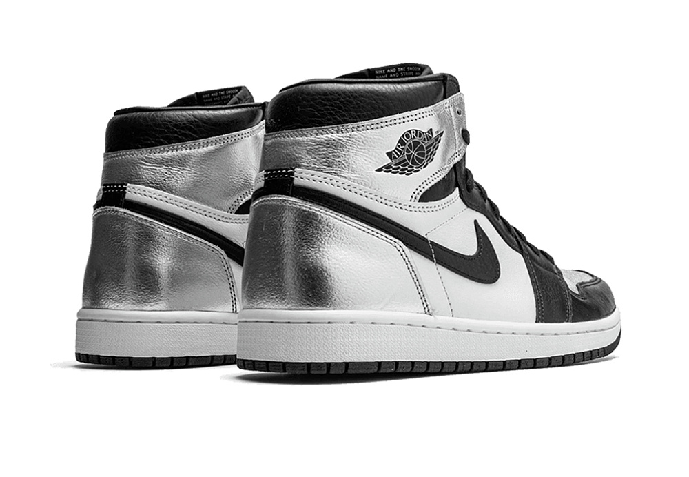 Nike Air Jordan 1 Retro High Silver Toe (W)