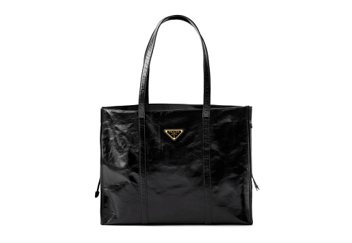 Prada Leather Tote Bag Black