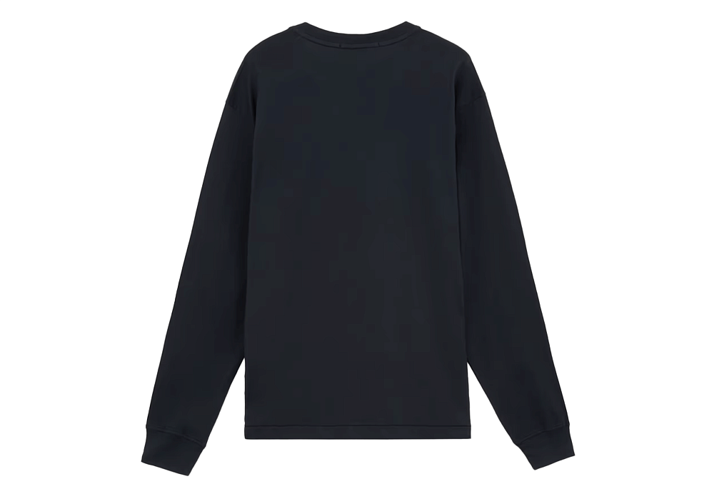 Stone Island Cotton Jersey Long Sleeve T-Shirt Blue