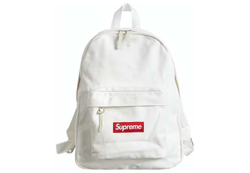 Supreme Canvas Backpack White