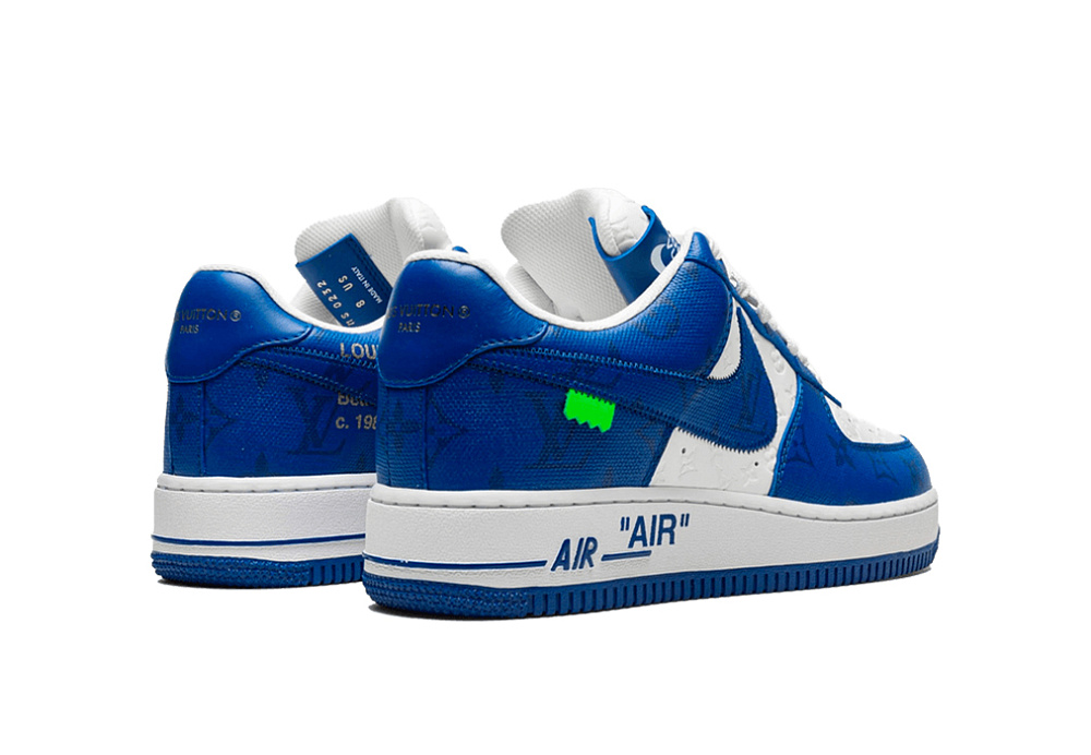 Louis Vuitton Nike Air Force 1 Low By Virgil Abloh White Royal