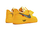 Nike Air Force 1 Low x Off-White University Gold Metallic Silver