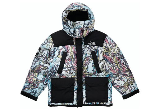 КУРТКА Supreme The North Face 700-Fill Down Parka Multicolor Dragon