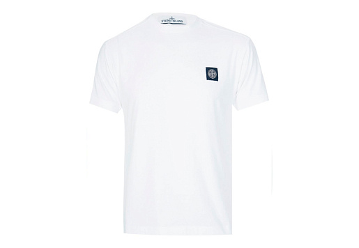Stone Island Logo Patch T-Shirt White