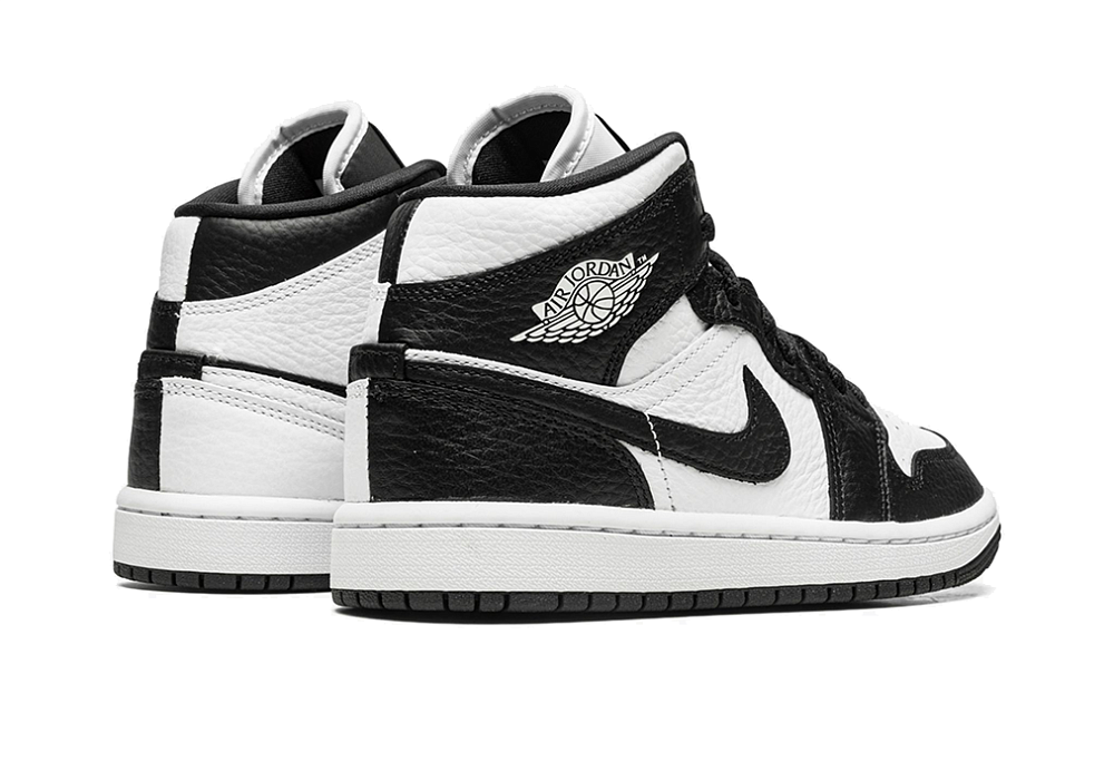 Nike Air Jordan 1 Mid Split Black White (W)