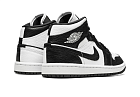 Nike Air Jordan 1 Mid Split Black White (W)