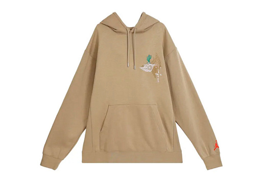 Travis Scott Cactus Jack x Jordan Pullover Hoodie Khaki