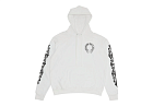 Chrome Hearts Floral Horseshoe Hoodie White