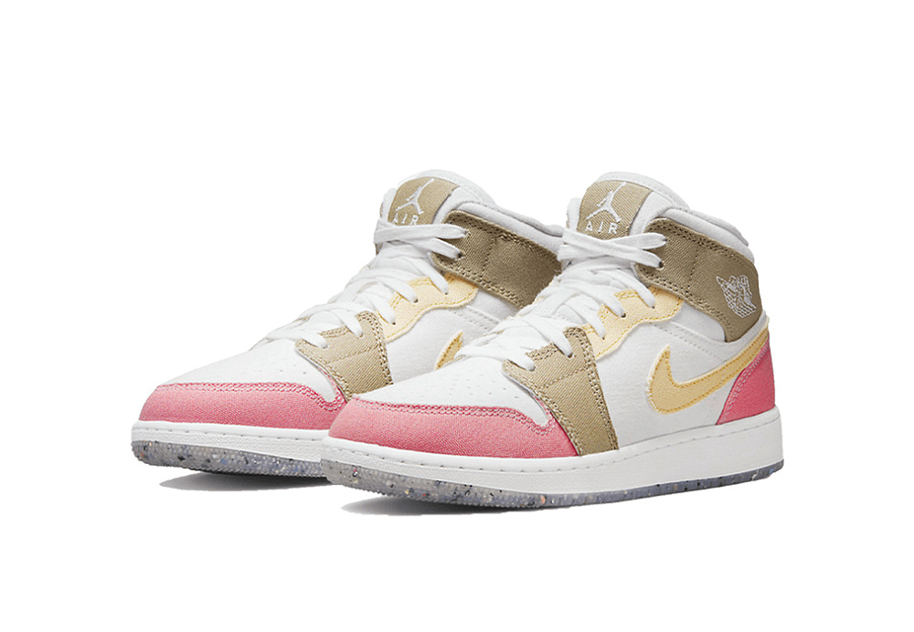 Nike Air Jordan 1 Mid Pastel Grind (GS)