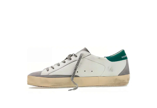 Golden Goose Super-star White Grey Green