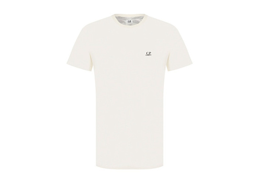 C.P. COMPANY Goggle Print T-Shirt Gauze White