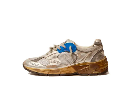 Golden Goose Dad-Star Silver Blue (W)