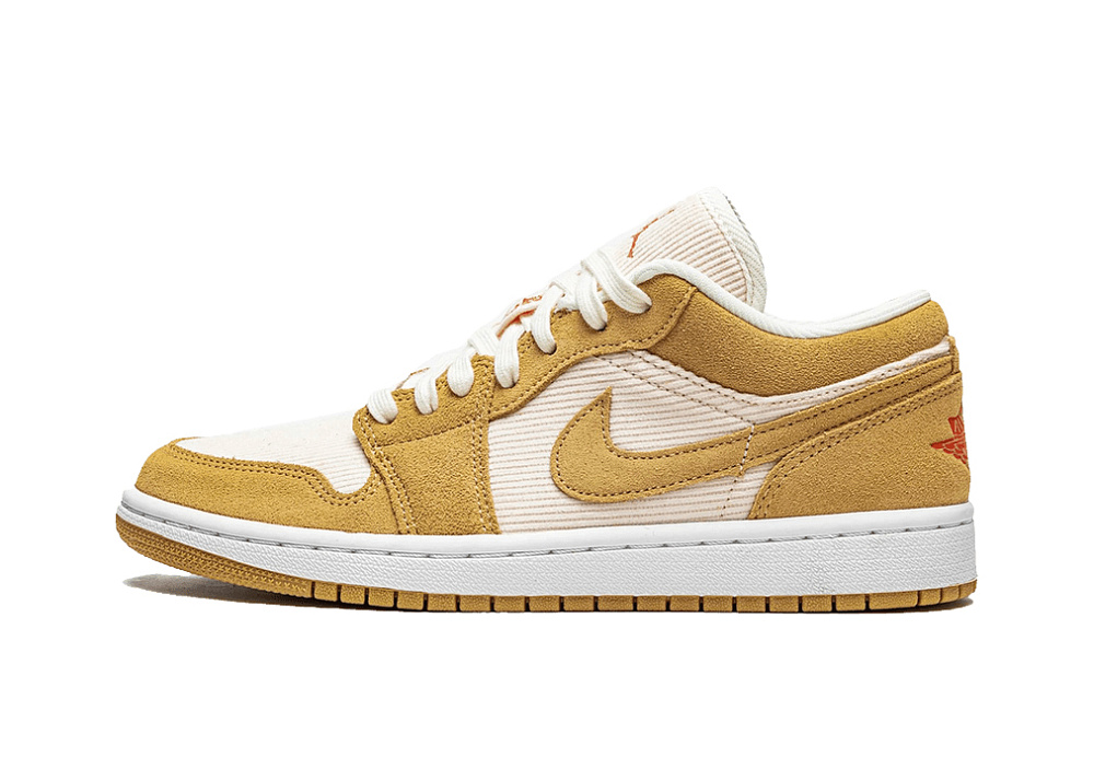 Nike Air Jordan 1 Low SE Twine Orange Quartz Corduroy (W)