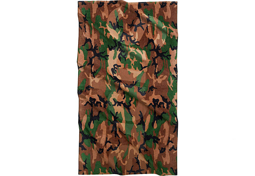 Supreme TONAL LOGO TOWEL SS24 Woodland Camo