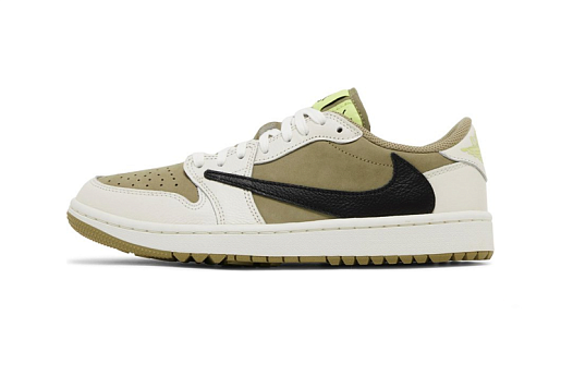 Nike Air Jordan 1 Retro Low Golf Travis Scott Neutral Olive