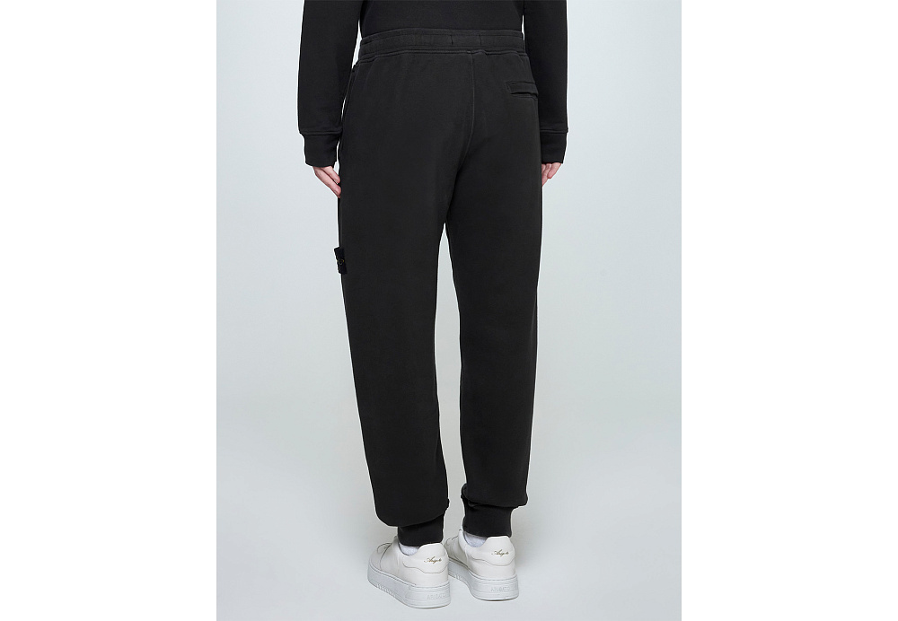 Stone Island Joggers With Gabardine Black