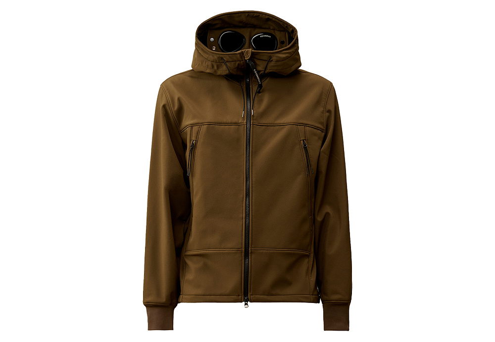 C.P. COMPANY C.P. Shell-R Goggle Jacket Ivy Green