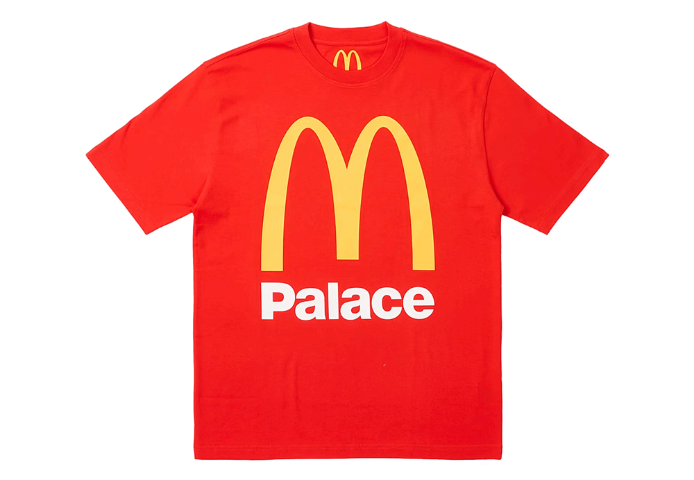 Palace x McDonald's Logo T-shirt Red