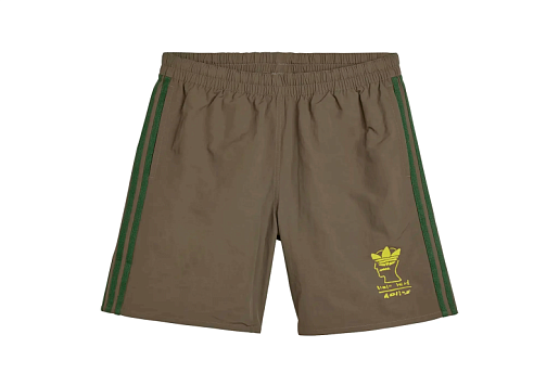 Adidas x Brain Dead Shorts Khaki