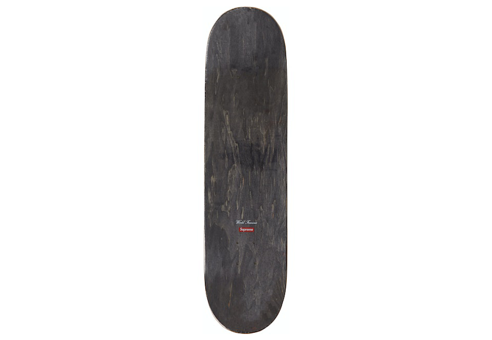 Supreme Camo Logo Skateboard Deck Snow Camo