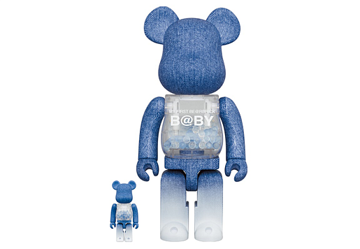 Bearbrick x Innersect 2021 Blue and White 100% & 400%