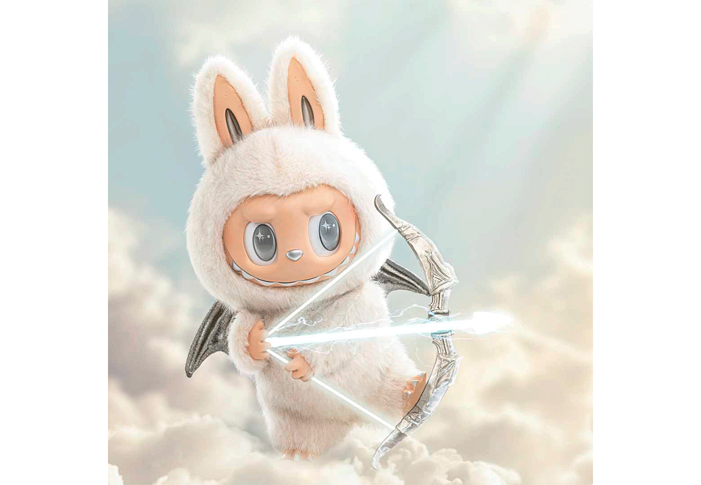 Pop Mart The Monsters Labubu Zimomo Angel in Clouds Figure (58см)