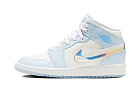 Air Jordan 1 Mid Glitter Swoosh (GS)